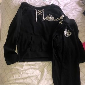 Justice jogging suit